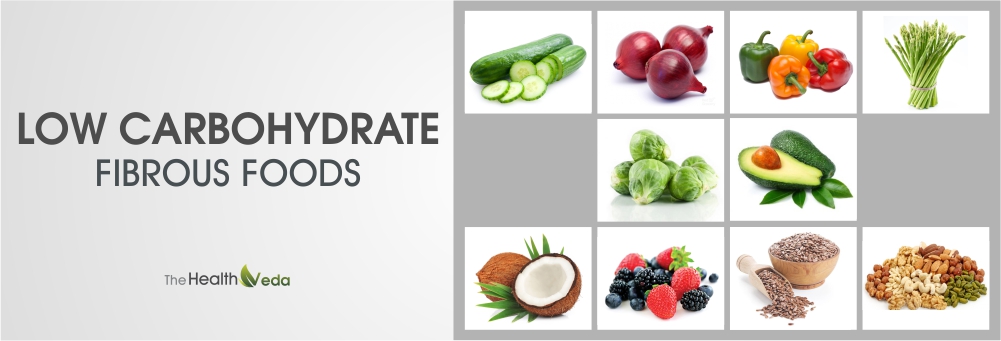 Low-carbohydrate-fibrous-foods