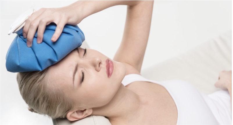 Add-Ice-Pack-on-your-head-to-Heal-Headache