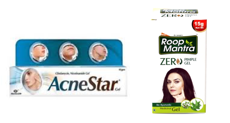 Which is more effective: Roop Mantra Zero Pimple Gel or Acne Star?